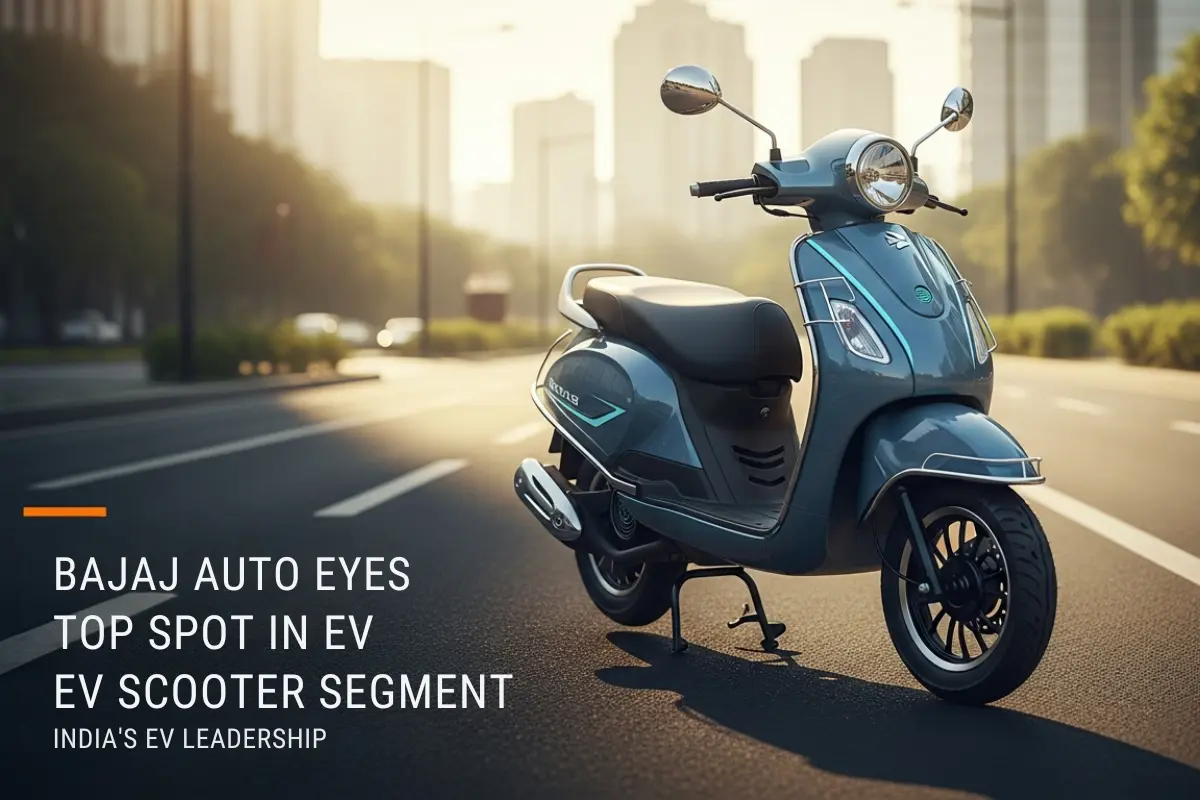 Bajaj Auto Eyes Top Spot in EV Scooter Segment This Year – भारत में EV लीडर बनने की तैयारी