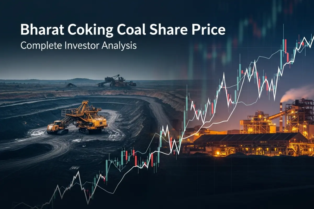 Bharat Coking Coal Share Price analysis showing coal industry and stock market growth