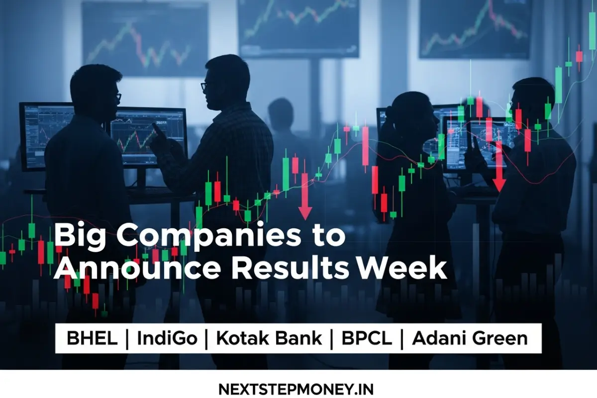 Big companies to announce results next week in Indian stock market