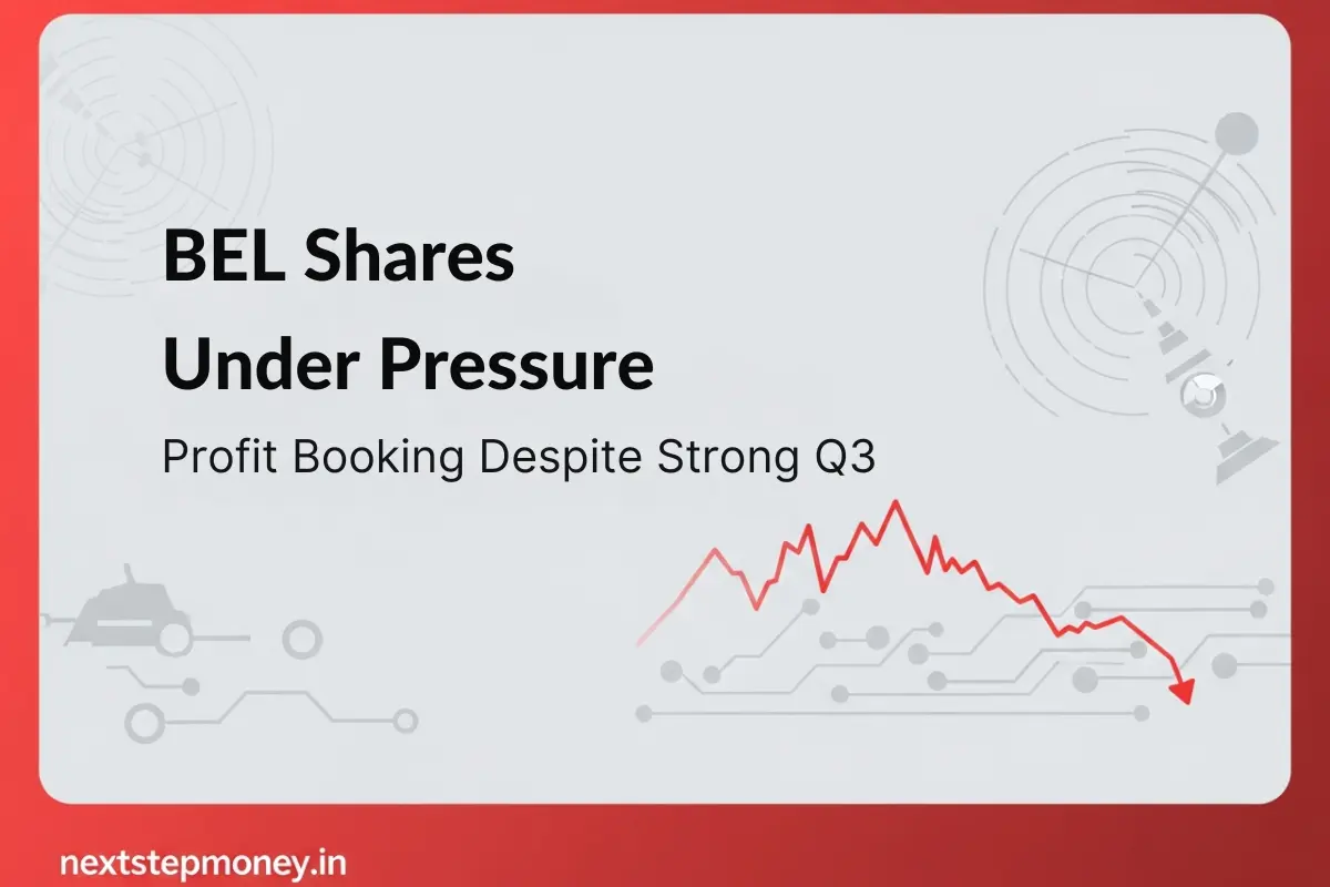 BEL shares decline amid profit booking despite strong Q3 results