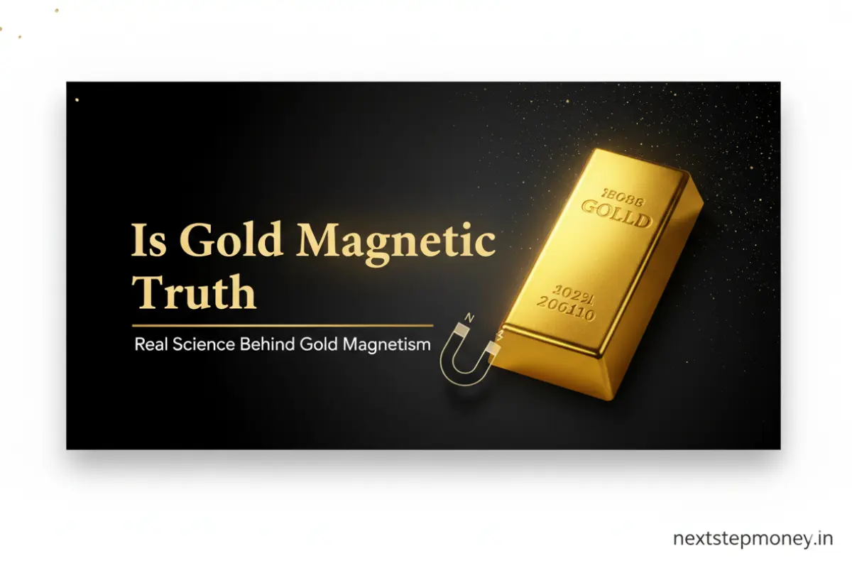 Is Gold Magnetic Truth gold science educational cover image gold magnet